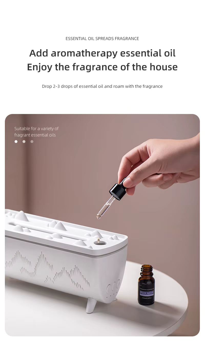 Flame Light Jellyfish Aroma Diffuser & Humidifier - Elevate Your Home with Essential Oil Bliss