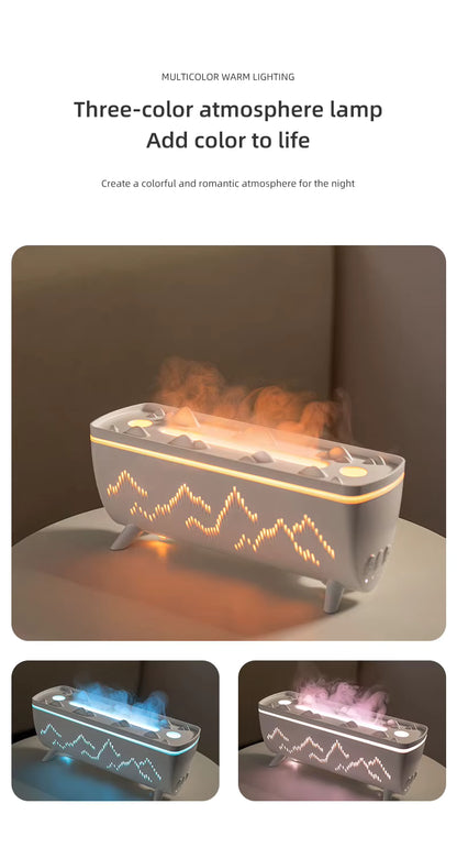Flame Light Jellyfish Aroma Diffuser & Humidifier - Elevate Your Home with Essential Oil Bliss